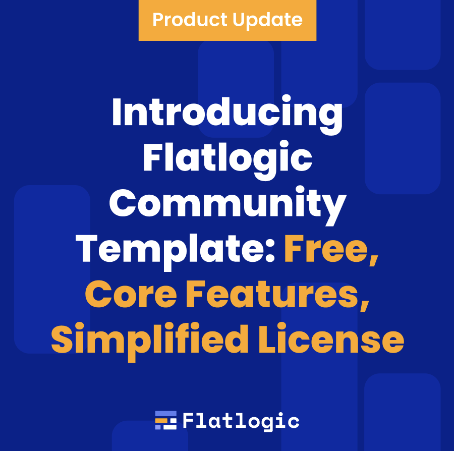 Introducing Flatlogic Community Template: Free, Core Features, Simplified License